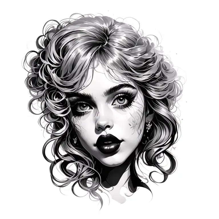 The Naughty Girl's Face