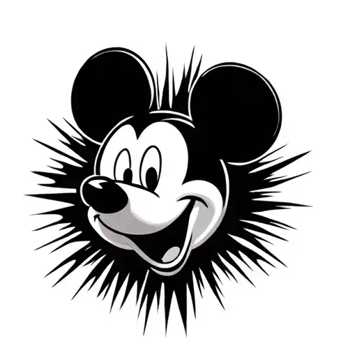 Mickey Head Outline
