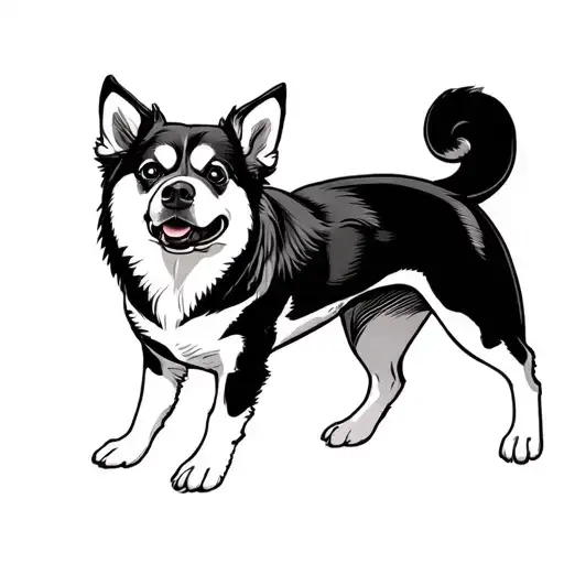 Dog Of Fuu Japanese Style Design