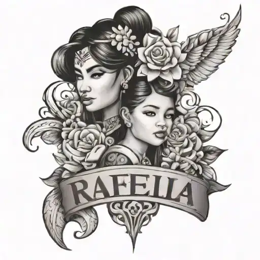 Family Kids Names Rafaella Ruben Valentina Indonesian Style
