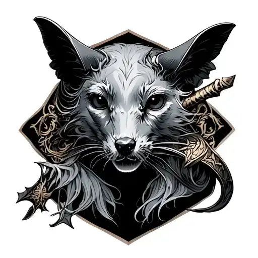 Breton Ermine And Excalibur