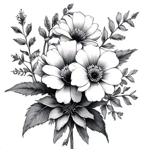 Birth Flowers May June August And September