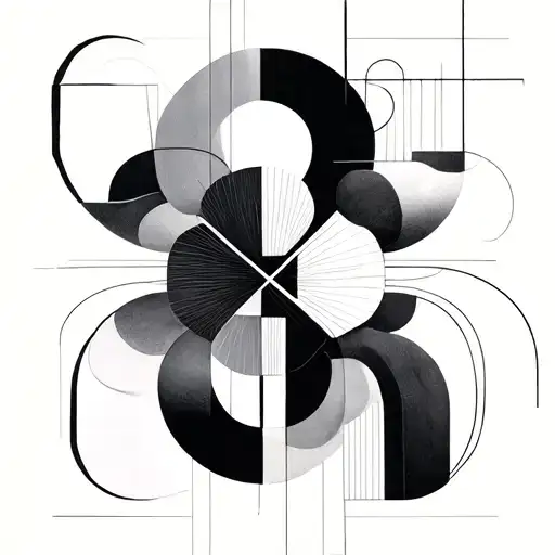 Bauhaus Lines Connecting Various