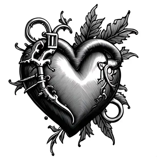 Heart Key Unlocking