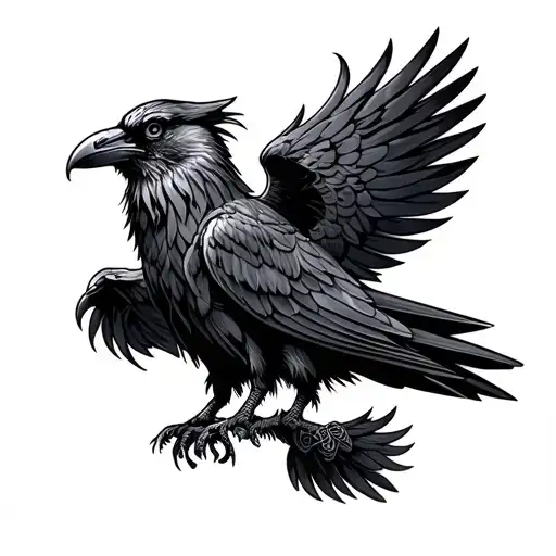 Celtic Raven