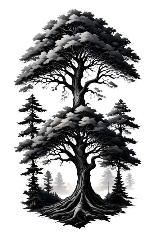 Tree Nature Elements Like Trees