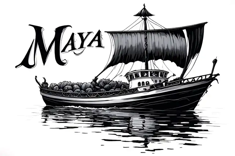 Boat Named Maya