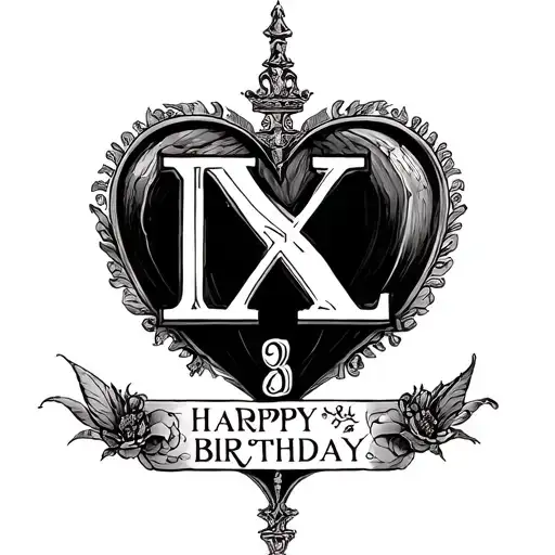 Roman Numeral Birthday