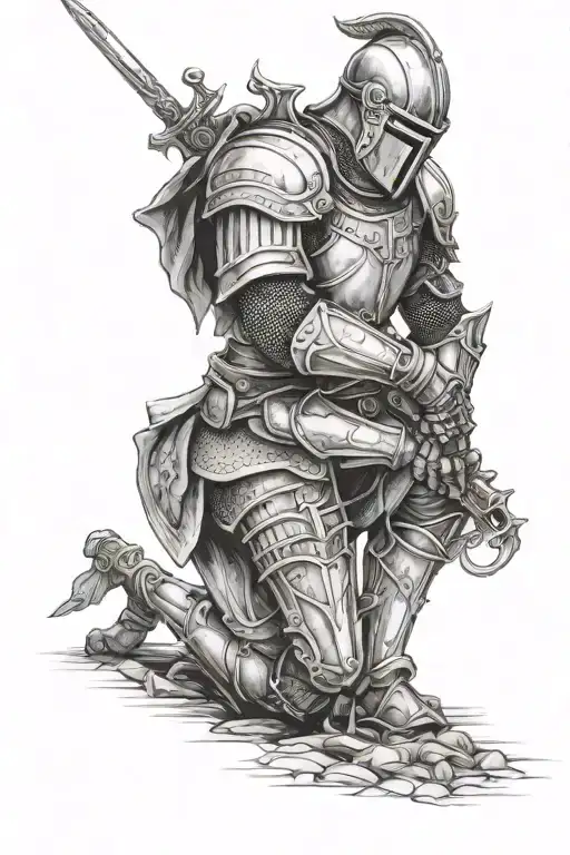 Kneeling Knight