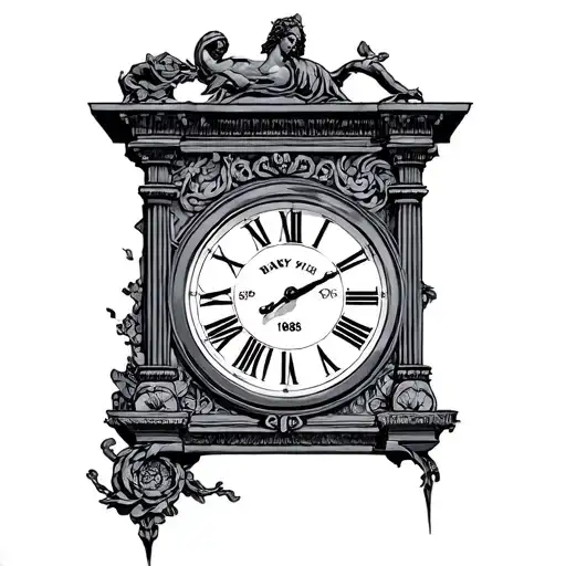 Roman Numerals Clock May 9Th 1986