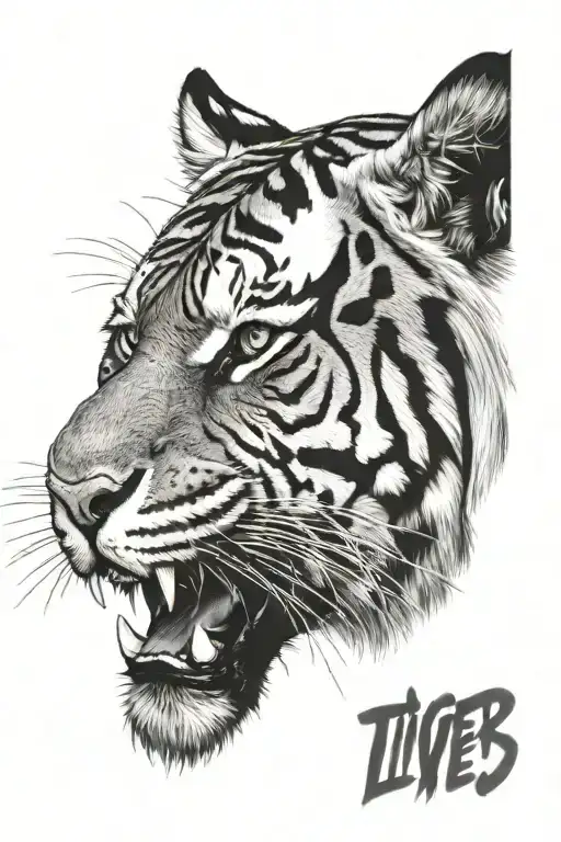 Tiger Eyes Looking Back You