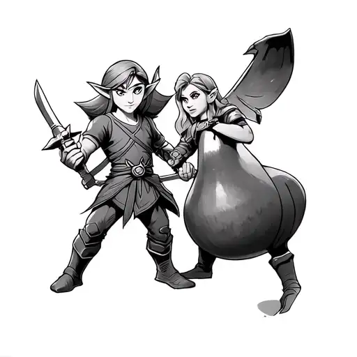 Link Vs Bongo Bongo Zelda
