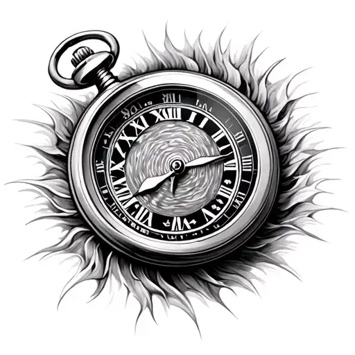 Pocket Watch That Looks Hypnotising