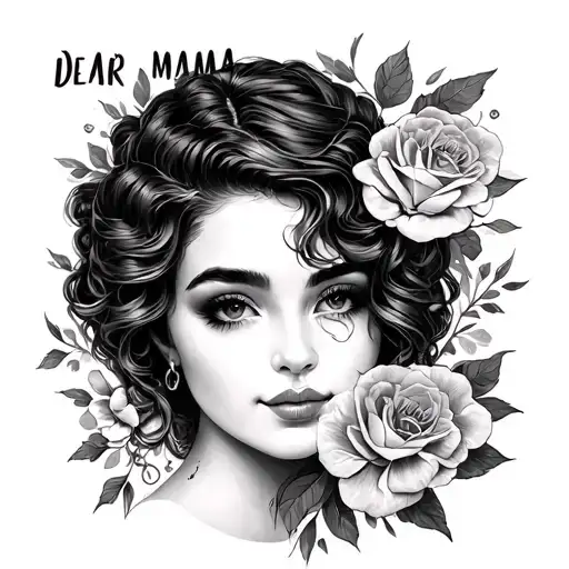 Dear Mama Tattoo Design Inspired