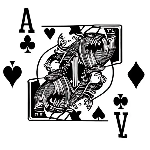 Blackjack Card A And J Simple