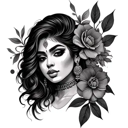 Chola Tattoo For Women