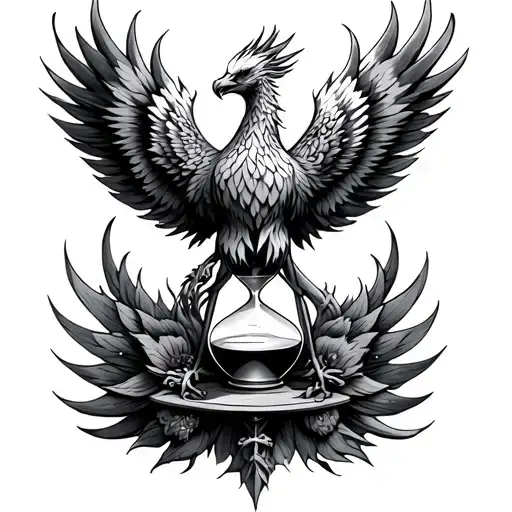 Phoenix And Hourglass