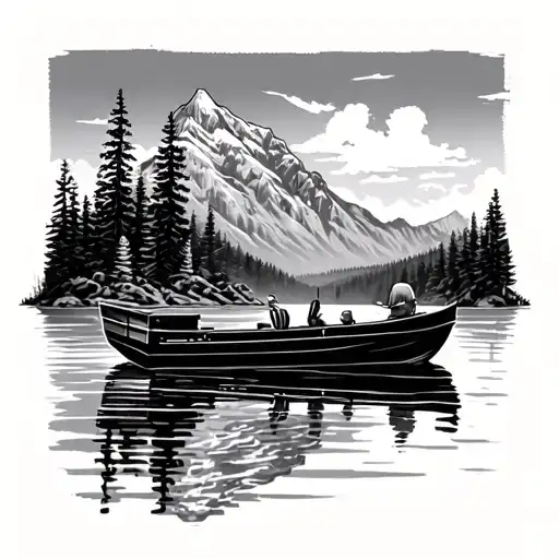 Pontoon Lake Mountains