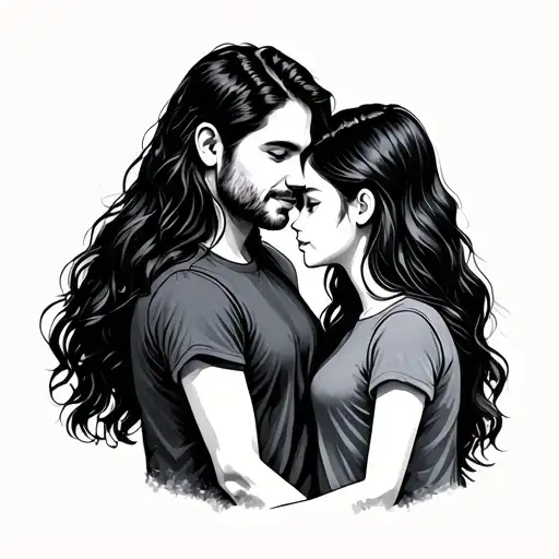 Dad With Daughters Minimalist