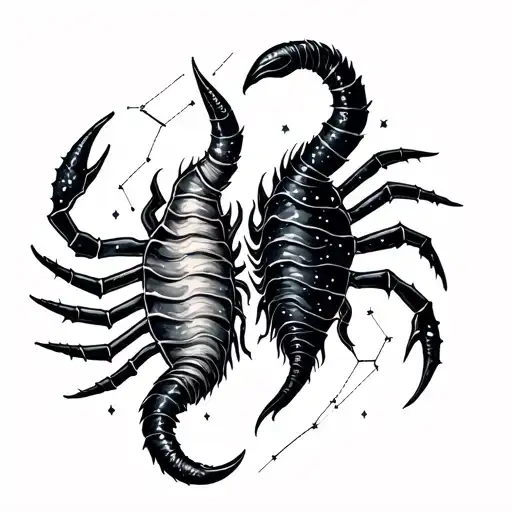 Scorpio And Capricorn Constellation Merging