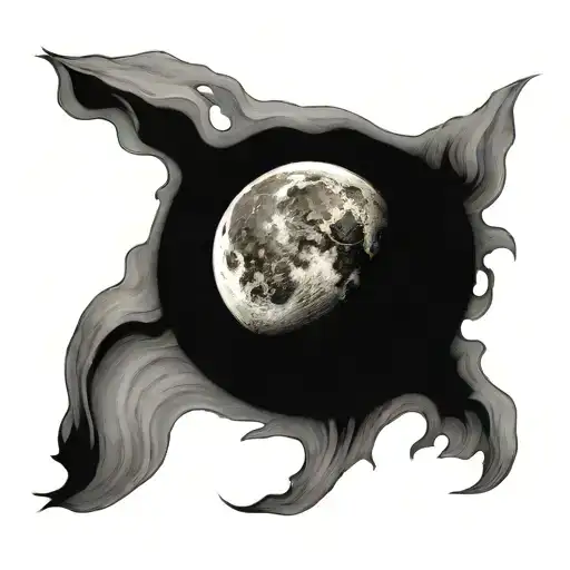 Moon Merging Together