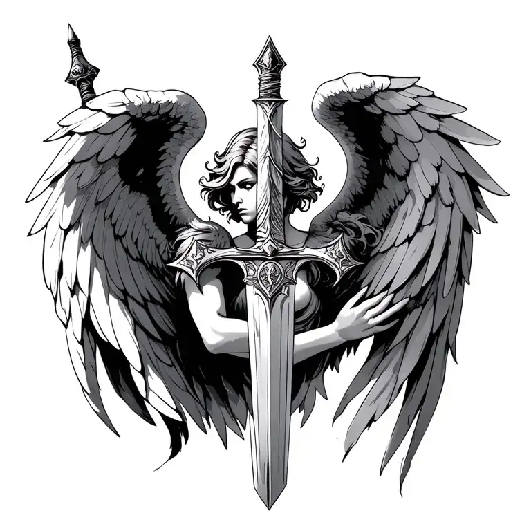 Arch Angel With Sword