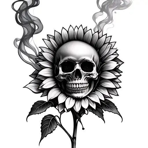 Sunflower Smoke And Skulls