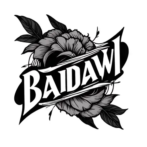 The Name Is Badawi Have It Tattooed On The Upper Back Just Below The Neck