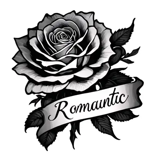 Goth Style Neck Tattoo Saying Feeling Romantic