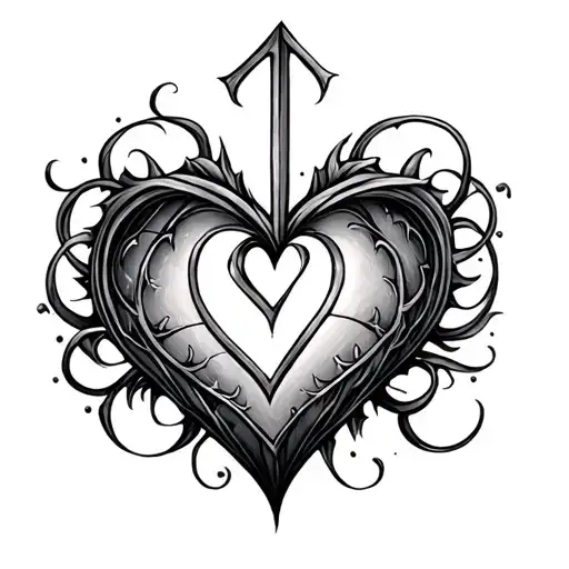 Letter Connected To A Heart