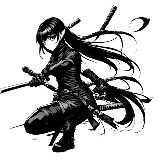 Anime Ninja Girl