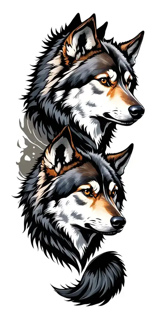 Wolf Pack Family Crest