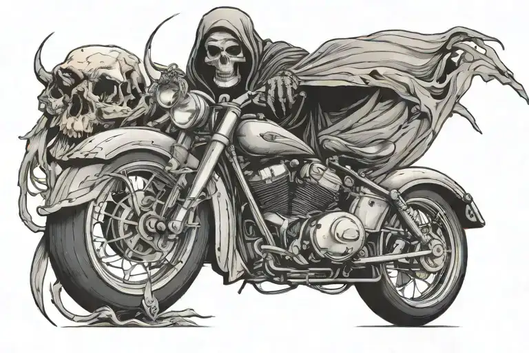 Reaper And Bike