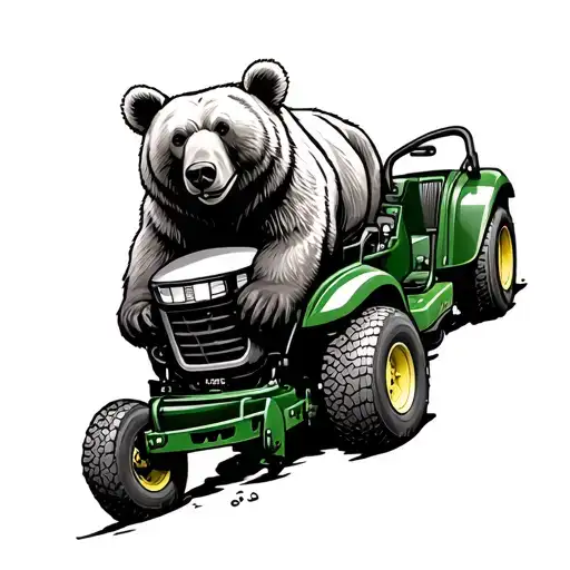 Bear On John Deere Mower