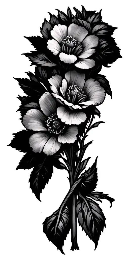 Breast Cancer Flower Bouquet