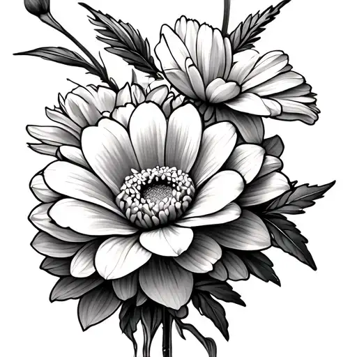 Chrysanthemum Carnation Daffodil Flowers