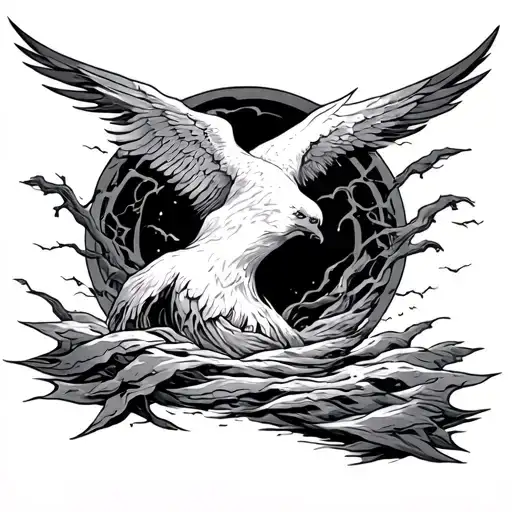 Stronger Then The Storm Tattoo Half Sleeve
