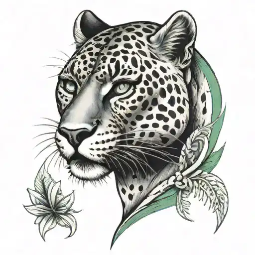 Panther With Green Eyes