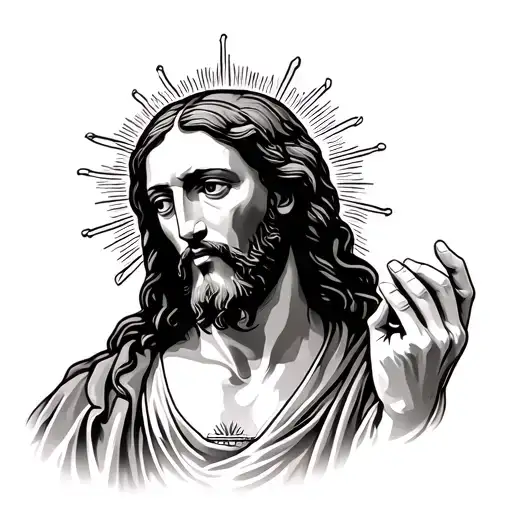 Jesus Christ Holding