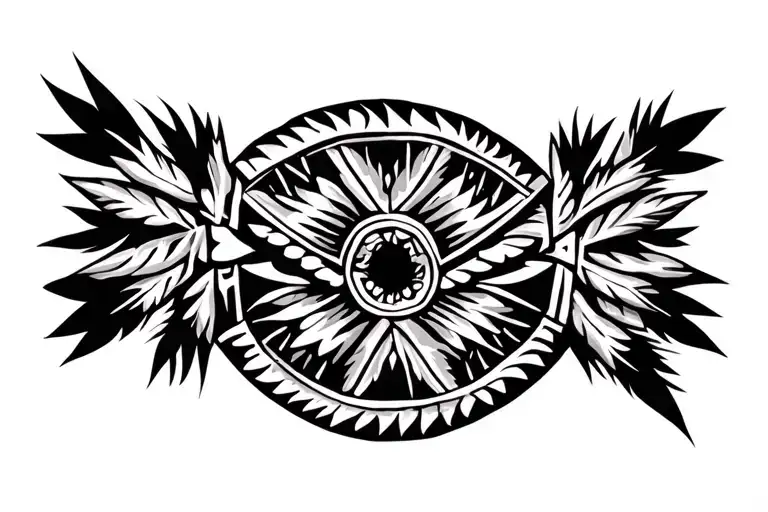 Native American Tribal Wristband Tatto