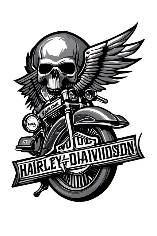 Combine Travel And Harley Davidson Bar And Shield