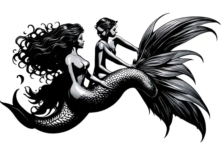 Mermaid Riding