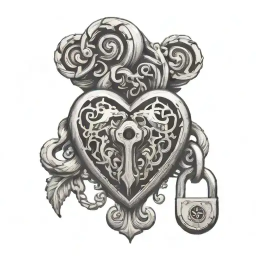 Cursed Heart Shaped Lock