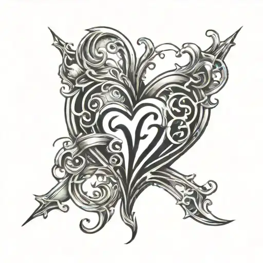 Cursed Heart Lettering