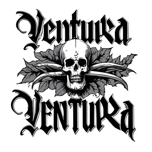 Ventura In Old English Font