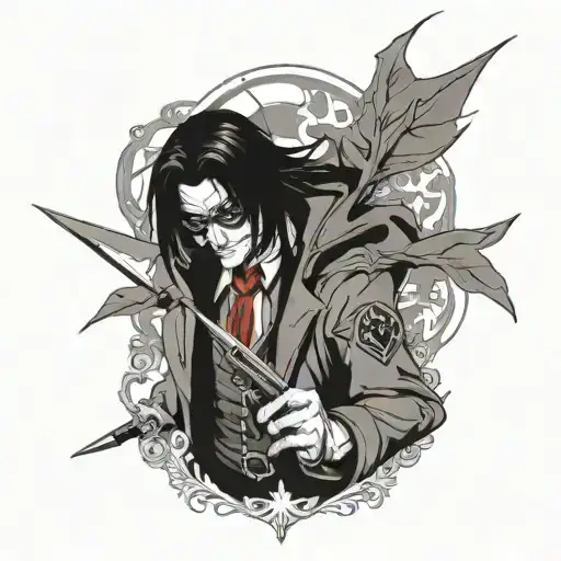 Hellsing Alucard Tattoo Design