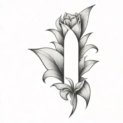 Artistic Flower In A Suitable Style