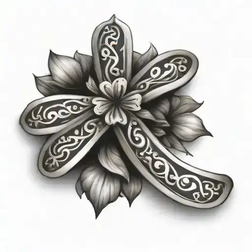 Clover Wraping Cross Made