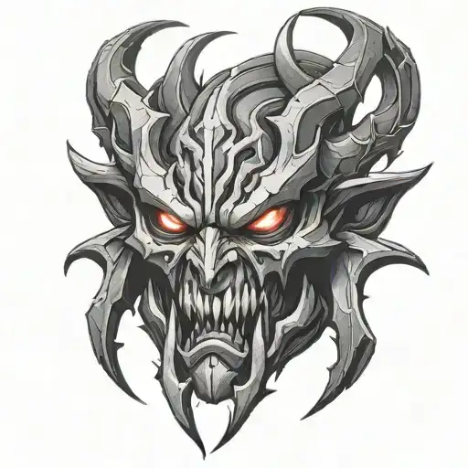 Shadow Fiend Face From Dota 2