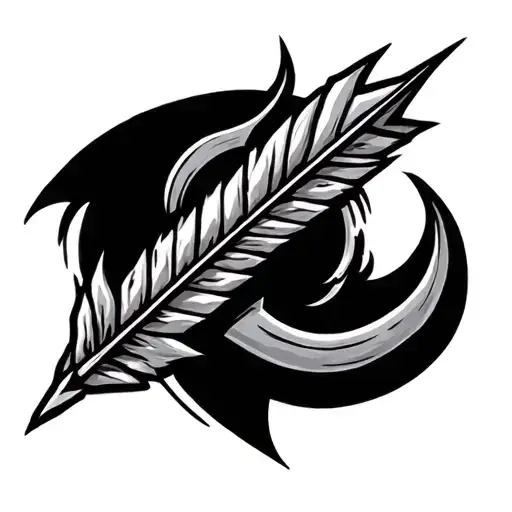 Arrow Style Tattoo Inspired Tattoo Design